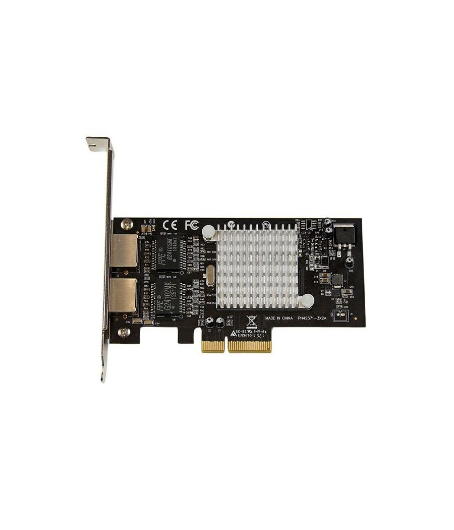 StarTech.com Tarjeta Adaptador de Red PCI Express PCI-E Gigabit Ethernet con 2 Puertos RJ45 Chipset Intel i350 - Imagen 3