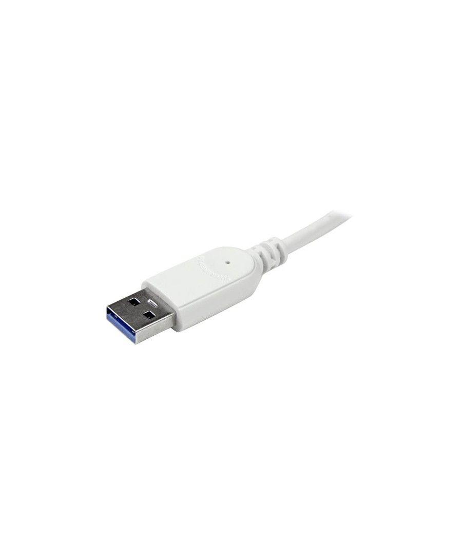 StarTech.com Hub Concentrador de 3 Puertos USB 3.0 con Adaptador de Red Ethernet Gigabit - Imagen 5