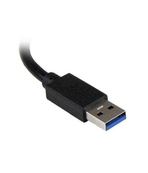 StarTech.com Hub USB 3.0 de Aluminio con Cable - Concentrador de 3 Puertos USB con Adaptador de Red Ethernet Gigabit - Imagen 5