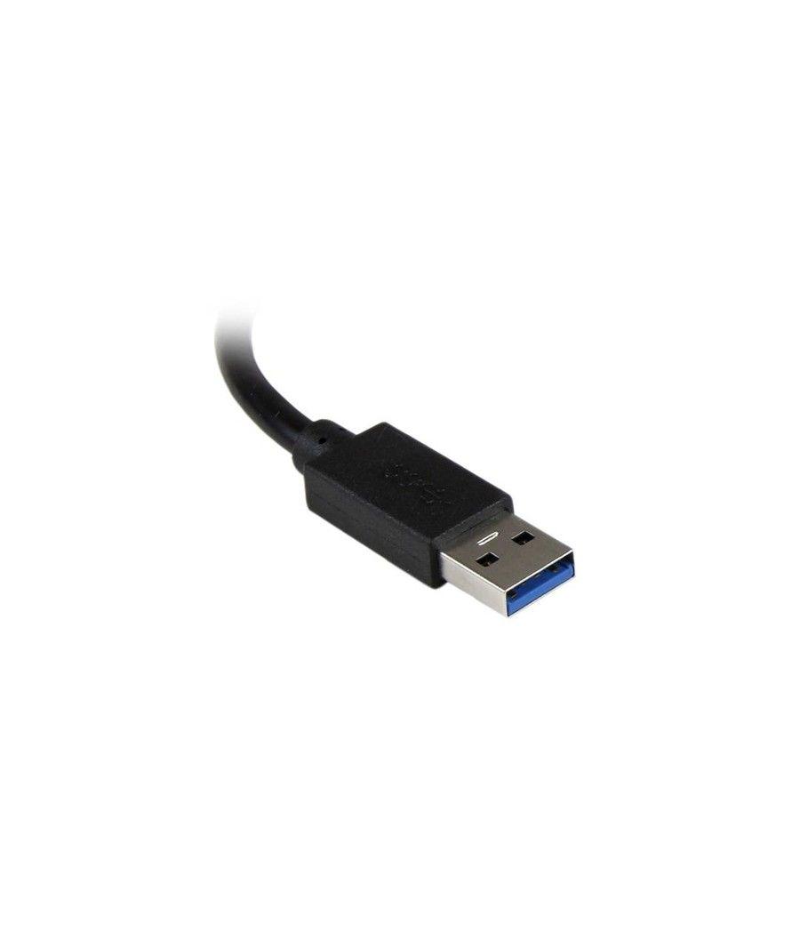 StarTech.com Hub USB 3.0 de Aluminio con Cable - Concentrador de 3 Puertos USB con Adaptador de Red Ethernet Gigabit - Imagen 5