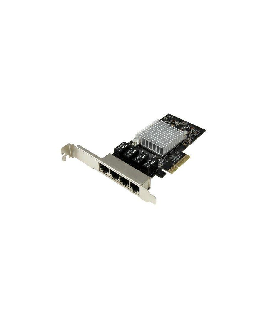 StarTech.com Tarjeta de Red PCI Express Ethernet Gigabit con 4 Puertos RJ45 Chipset Intel i350 - Imagen 1
