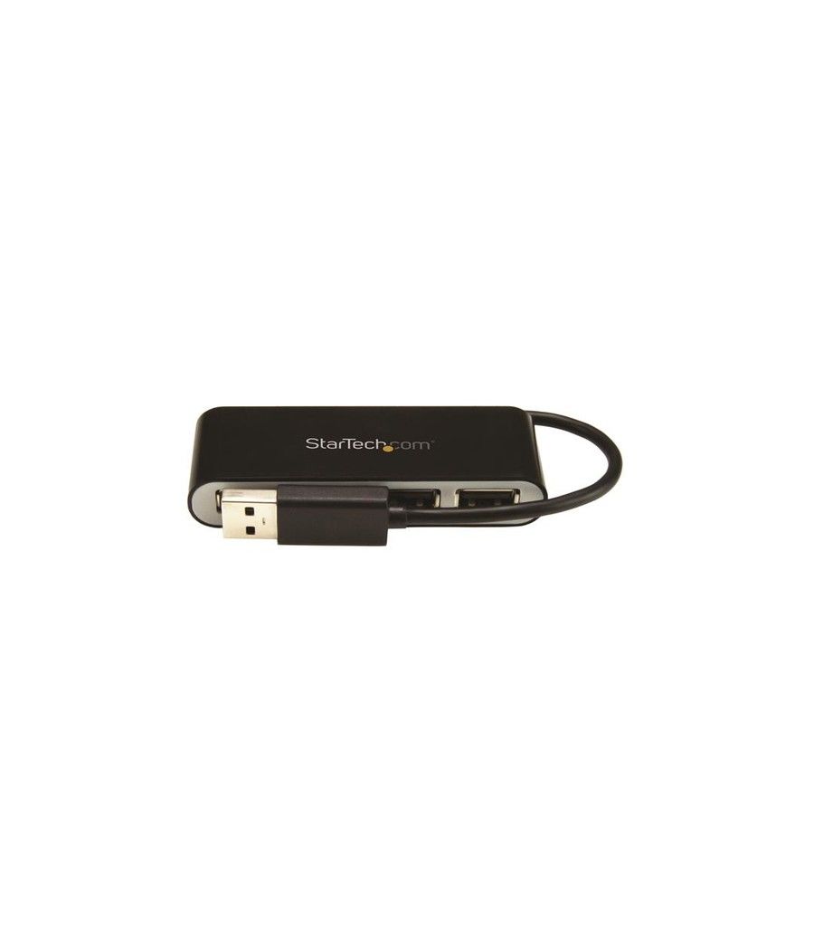 StarTech.com Concentrador Ladrón USB 2.0 de 4 Puertos con Cable Integrado - Hub Portátil USB 2.0 - Imagen 2