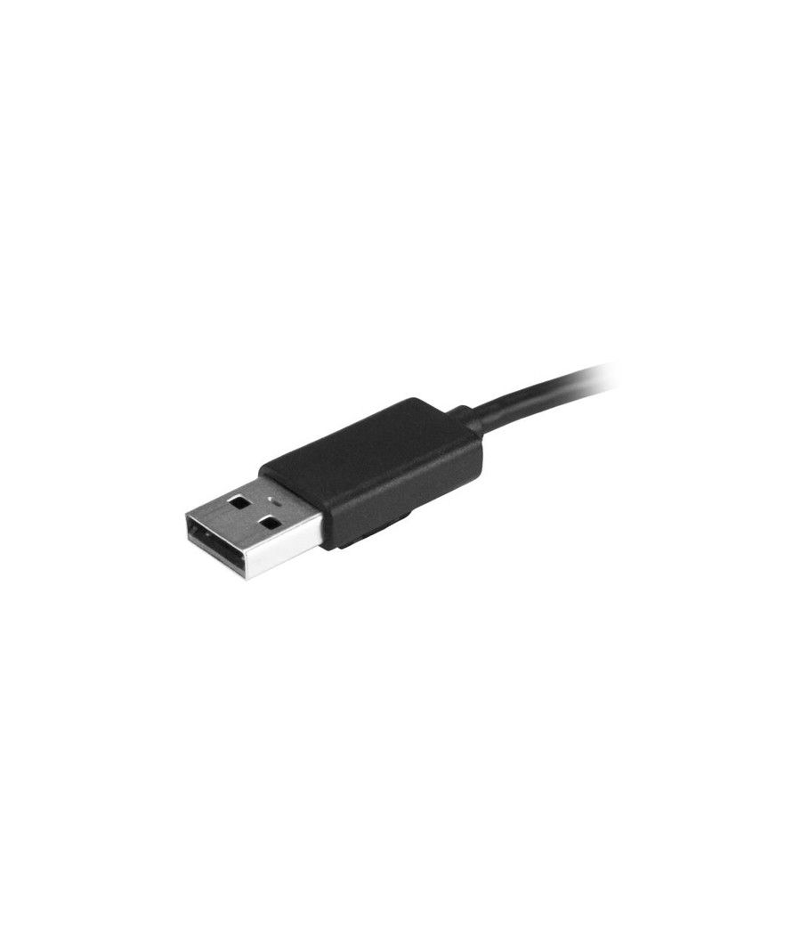 StarTech.com Concentrador Ladrón USB 2.0 de 4 Puertos con Cable Integrado - Hub Portátil USB 2.0 - Imagen 4
