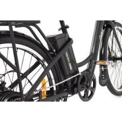 Youin youride paris - paseo - rueda 26” - bat. integrada y extraible - negra