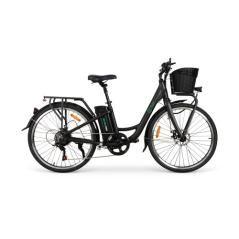 Youin youride paris - paseo - rueda 26” - bat. integrada y extraible - negra