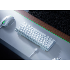 Razer huntsman mini teclado usb qwerty internacional de ee.uu. blanco