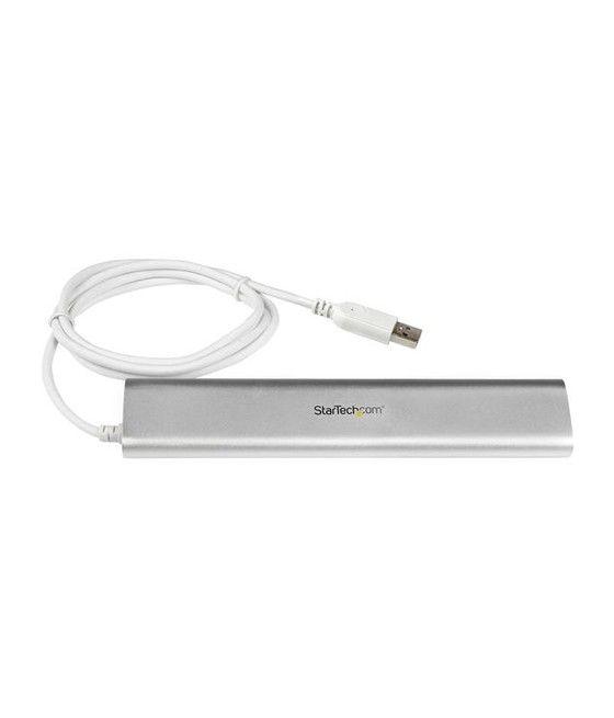 StarTech.com Concentrador USB 3.0 de 7 Puertos - Hub con Cable Incorporado - Imagen 2