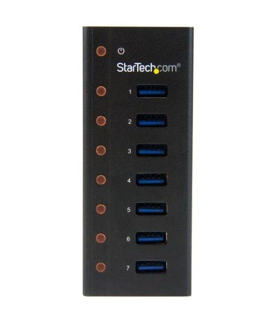 StarTech.com Concentrador USB 3.0 de 7 Puertos con Caja de Metal - Hub de Sobremesa o Montaje en Pared - Imagen 4