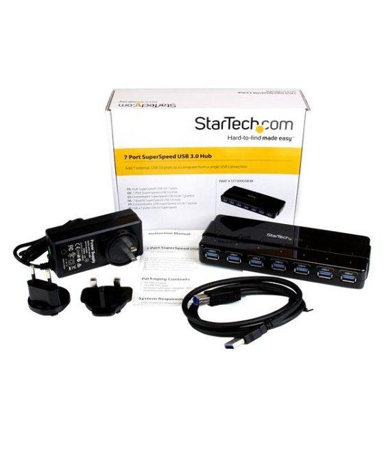 StarTech.com Concentrador Ladrón USB 3.0 de 7 Puertos - Hub de Sobremesa - Imagen 5