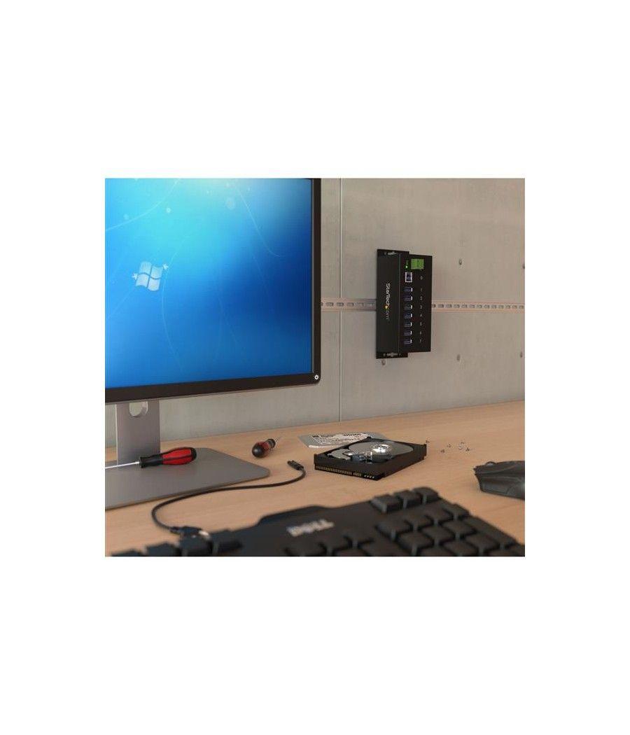 StarTech.com Hub Industrial de 7 Puertos USB 3.0 con Protección Antiestática ESD y Protección de Picos de 350W - Imagen 5