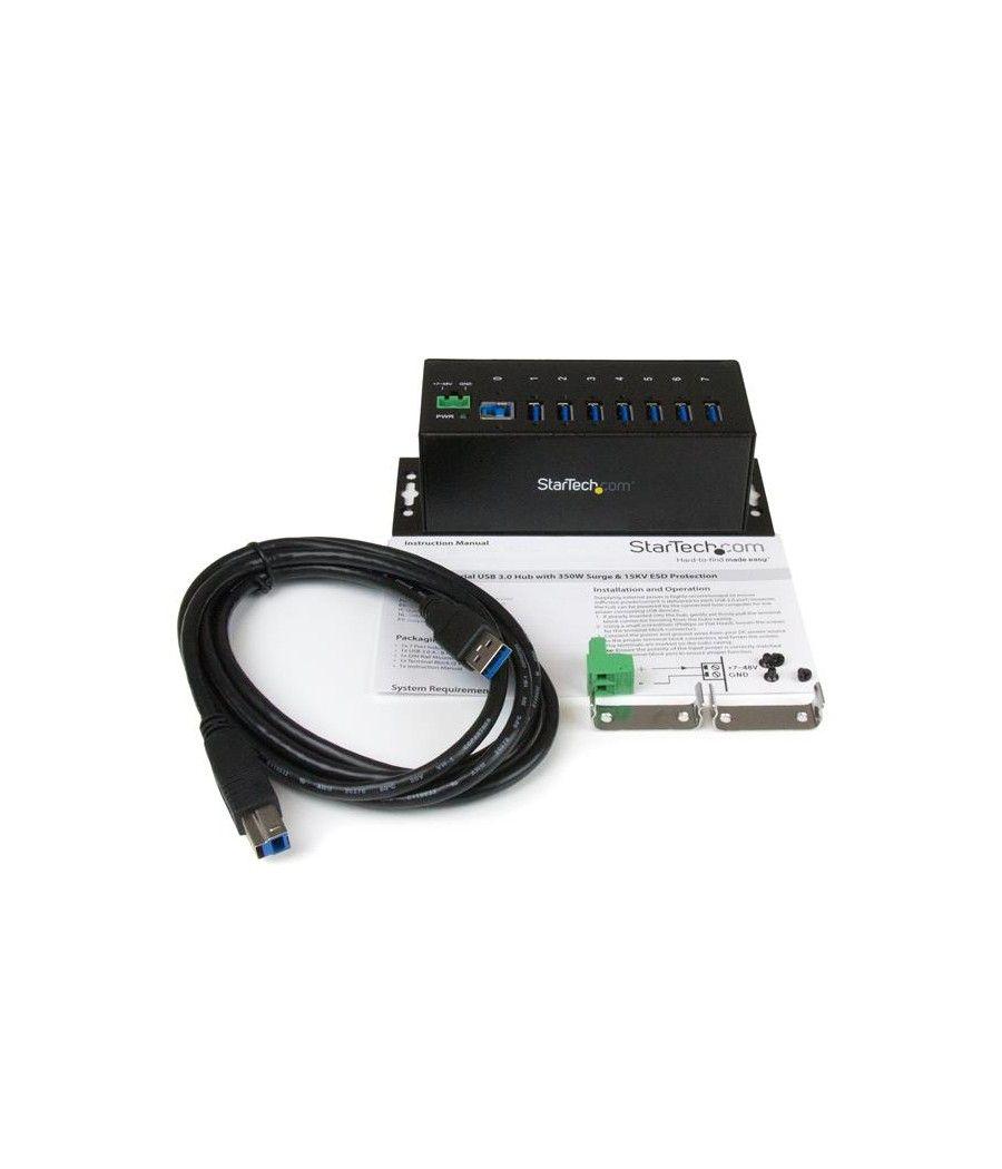 StarTech.com Hub Industrial de 7 Puertos USB 3.0 con Protección Antiestática ESD y Protección de Picos de 350W - Imagen 6