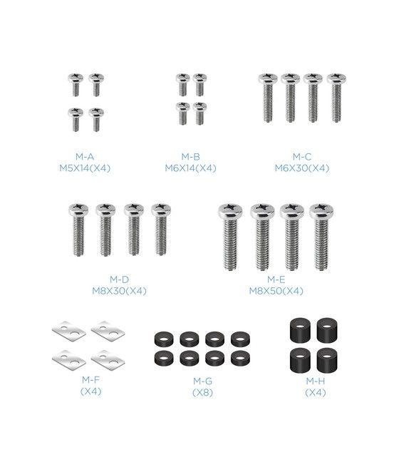 TooQ SOPORTE GIRATORIO E INCLINABLE PARA MONITOR / TV LCD, PLASMA DE 37-70, NEGRO - Imagen 9