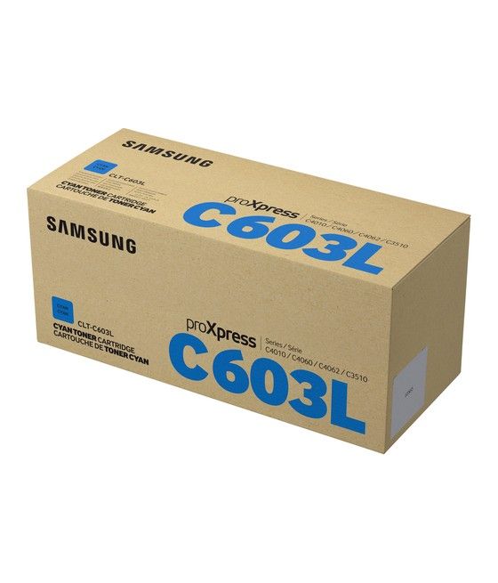Samsung Cartucho de tóner cian de alto rendimiento CLT-C603L - Imagen 1