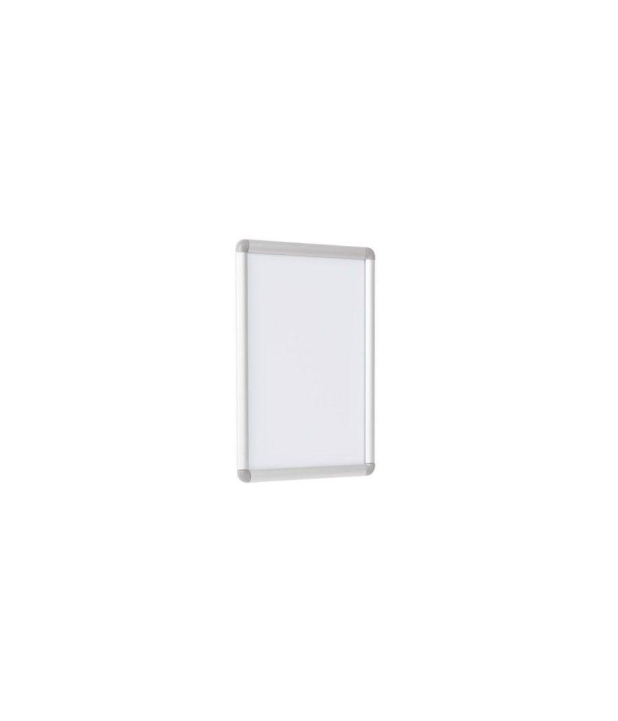 Bi-office vt610415280 marco para pared rectángulo blanco aluminio