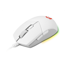 Msi clutch gm11 white ratón ambidextro usb tipo a óptico 5000 dpi