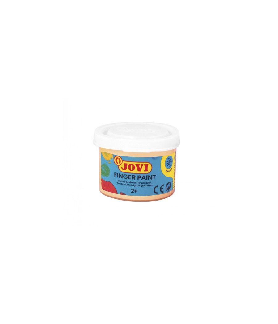 Estuche pintura dedos 6 botes 35ml colores pastel jovi 540p