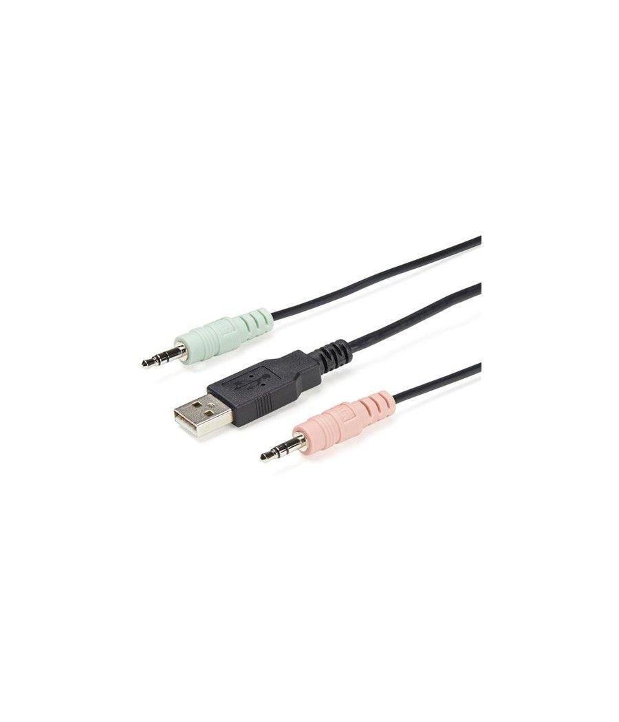 StarTech.com Switch Conmutador KVM de 2 Puertos DisplayPort 4K60Hz con Cables Incorporados - Imagen 3