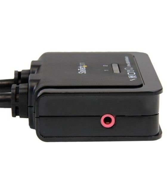 StarTech.com Conmutador Switch KVM 2 puertos HDMI USB Audio con Cables Integrados - 1080p - Imagen 6