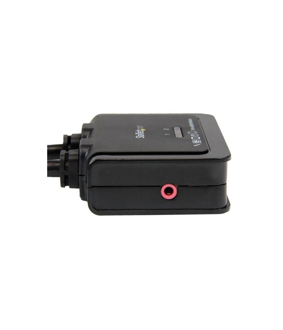 StarTech.com Conmutador Switch KVM 2 puertos HDMI USB Audio con Cables Integrados - 1080p - Imagen 6