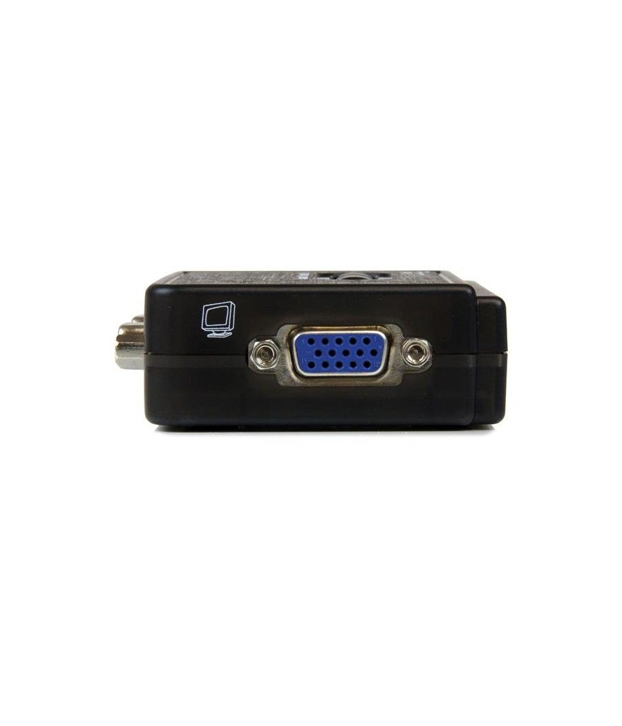 StarTech.com Juego de Conmutador KVM de 2 puertos con todo incluido - USB - Audio y Vídeo VGA - Imagen 5