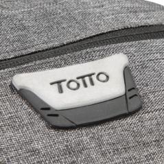 Mochila hybrid tablet y pc 15'' 4 cremalleras gris/negro totto ma04ind588-1620g-gn0