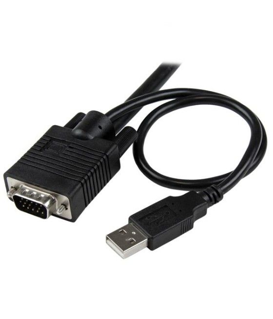 StarTech.com Switch Conmutador KVM de Cable con 2 Puertos VGA USB Alimentado por USB con Interruptor Remoto - Imagen 5