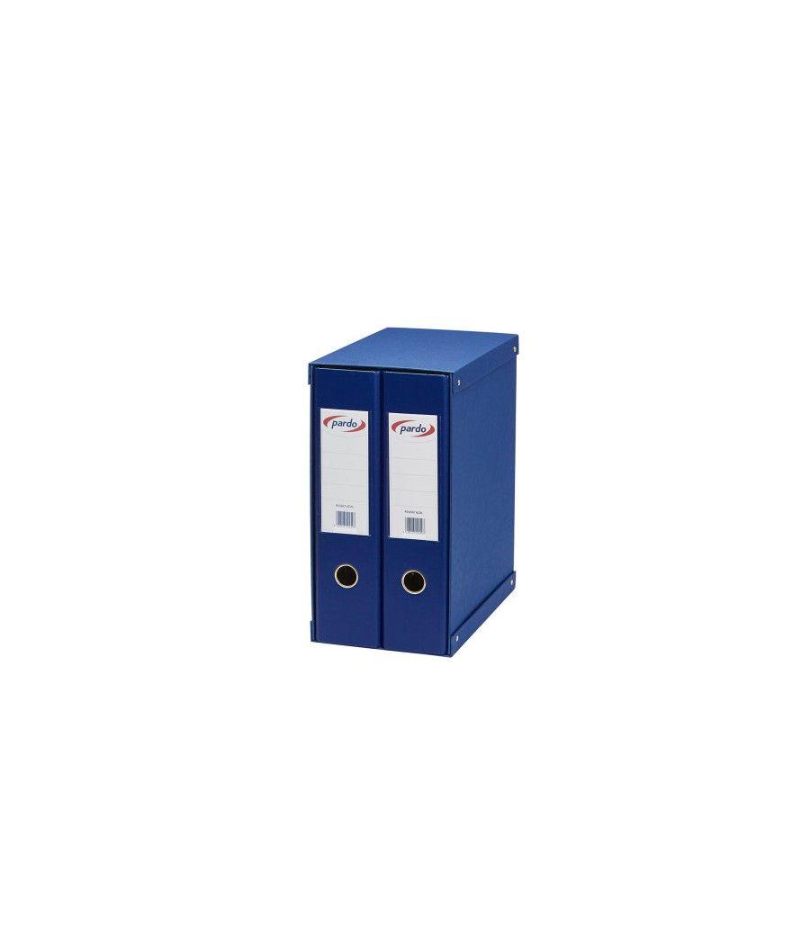 Modulo compacto azul indeformable 2 archivadores palanca pardo 924203