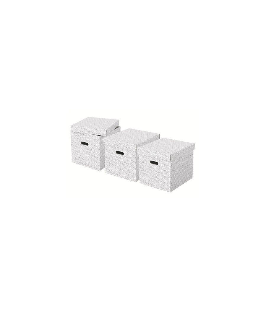 Pack 3 cajas blancas 365x320x315mm esselte 628288