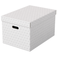 Pack 3 cajas blancas 510x355x305mm esselte 628286