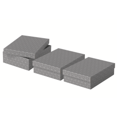 Pack 3 cajas grises 360x265x100mm esselte 628285