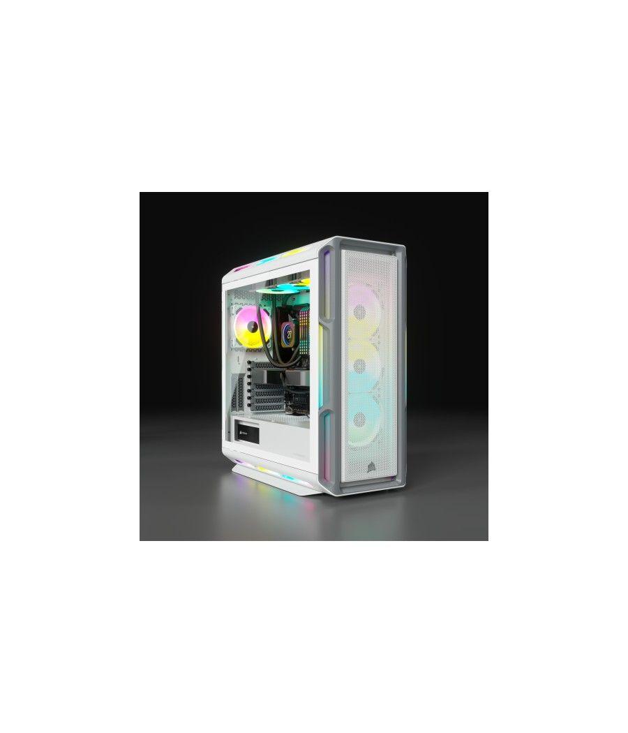 Corsair icue 5000t rgb midi tower blanco