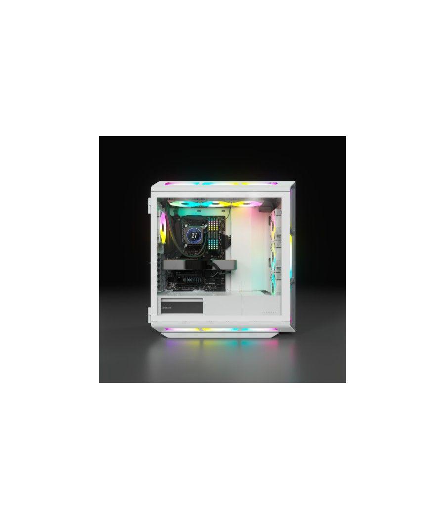 Corsair icue 5000t rgb midi tower blanco