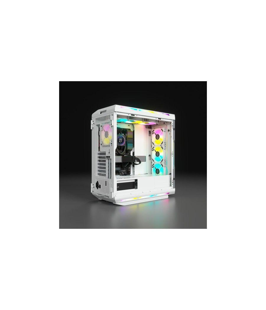 Corsair icue 5000t rgb midi tower blanco