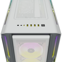 Corsair icue 5000t rgb midi tower blanco