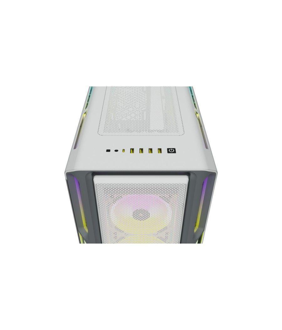 Corsair icue 5000t rgb midi tower blanco