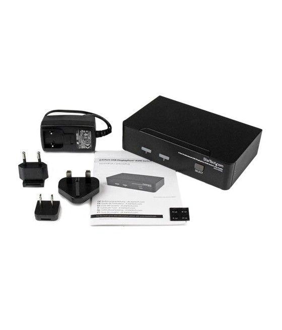 StarTech.com Conmutador Switch Profesional KVM 2 Puertos Vídeo DisplayPort - USB con Audio - 2560x1600 - Imagen 4