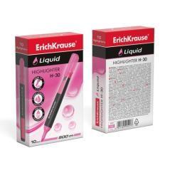 Marcador fluorescente liquid h-30 rosa erichkrause 47975 pack 10 unidades