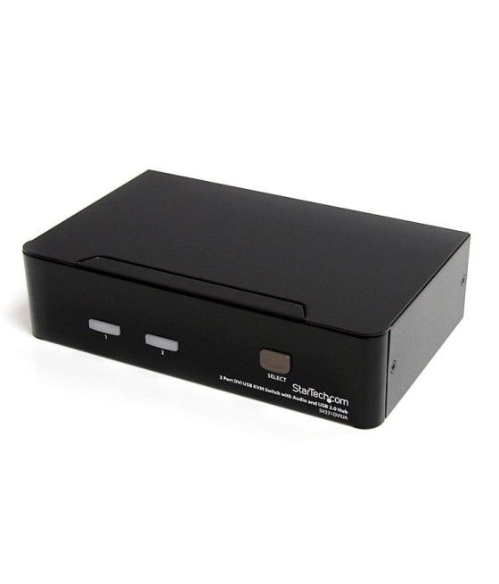 StarTech.com Conmutador Switch KVM - 2 puertos USB 2.0 - Audio Vídeo DVI - Imagen 2