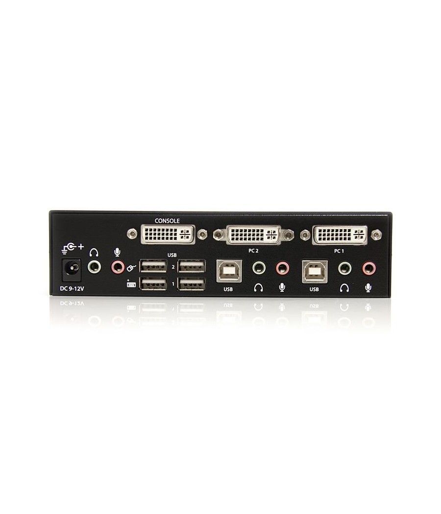 StarTech.com Conmutador Switch KVM - 2 puertos USB 2.0 - Audio Vídeo DVI - Imagen 4