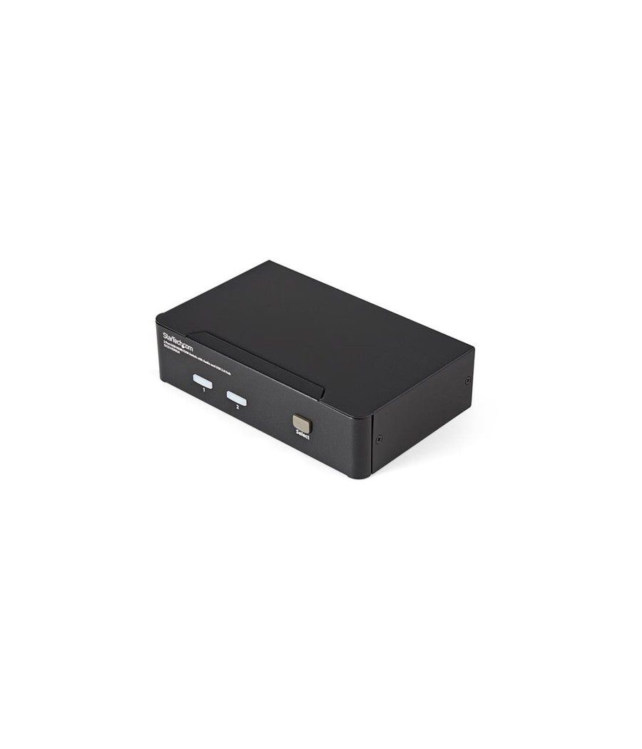 StarTech.com Conmutador Switch KVM 2 puertos HDMI con Hub Concentrador USB 2.0 Audio - 1920x1200 - Imagen 1