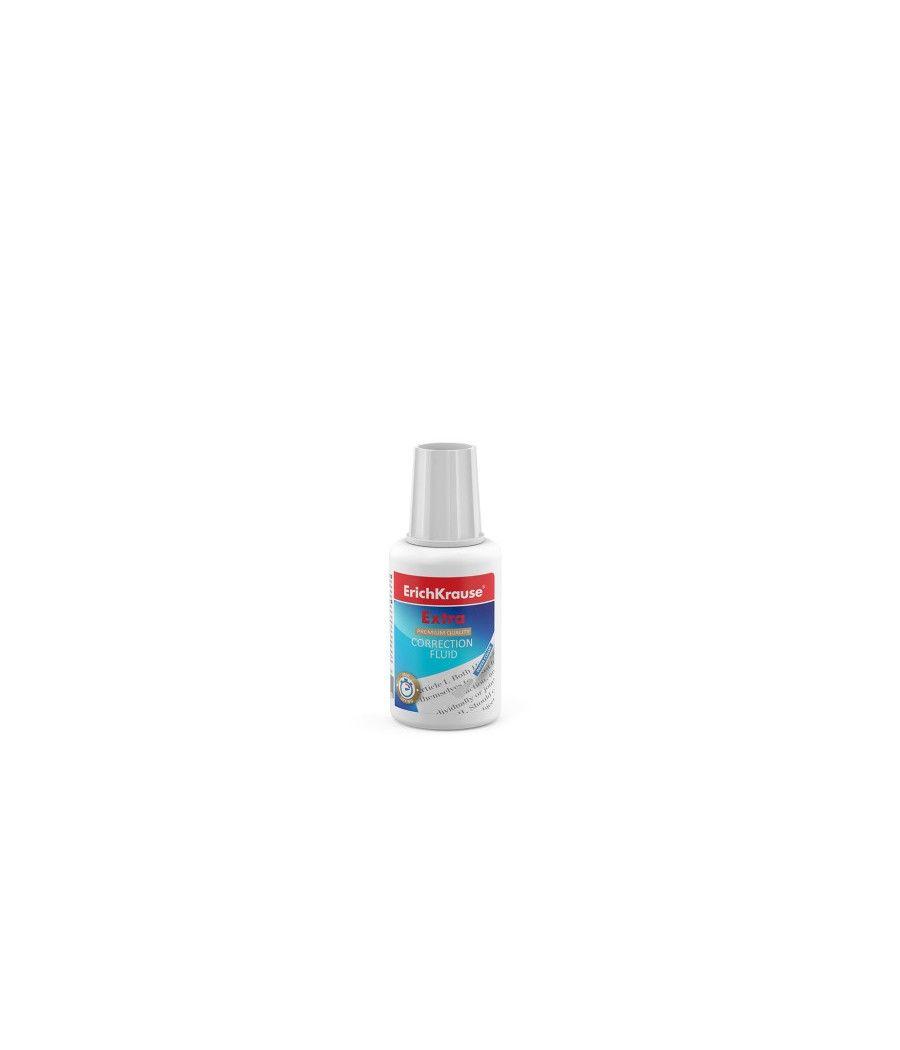 Bote corrector liquido con pincel 20 gr erich krause 5. pack 10 unidades