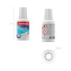 Bote corrector liquido con pincel 20 gr erich krause 5. pack 10 unidades