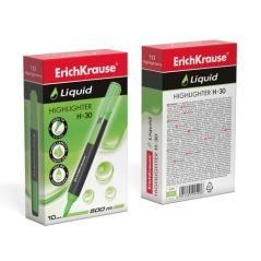 Marcador fluorescente liquid h-30 verde erichkrause 47974 pack 10 unidades