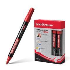 Marcador permanente p-200 rojo erich krause 4779 pack 12 unidades