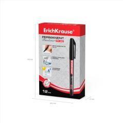 Marcador permanente fp-50 negro erich krause 37068 pack 12 unidades