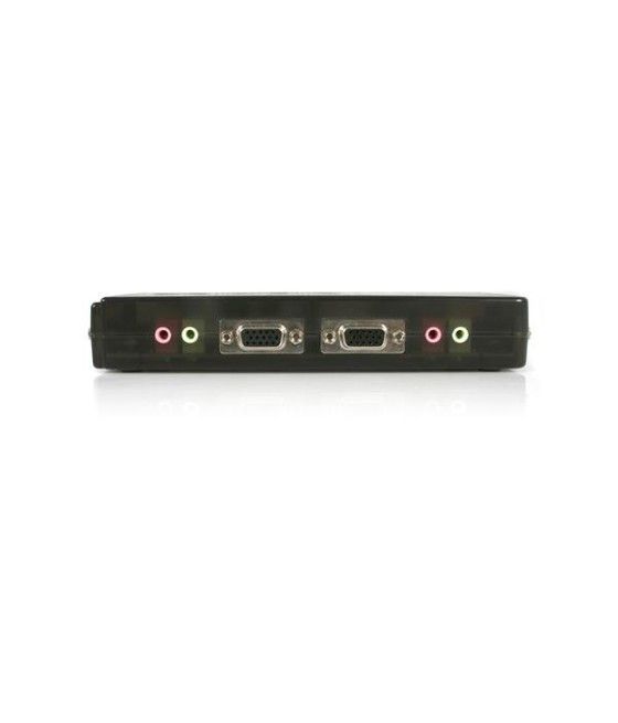 StarTech.com Juego de Conmutador Switch KVM 4 Puertos Vídeo VGA USB 2.0 con Cables y Audio - Imagen 3