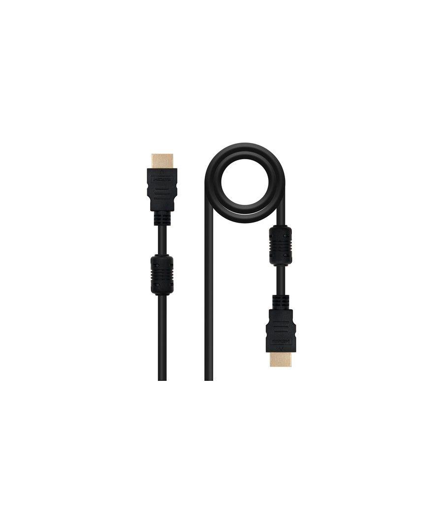 Nanocable CABLE HDMI V1.4 (ALTA VELOCIDAD / HEC) CON FERRITA, A/M-A/M, 3.0 M - Imagen 1