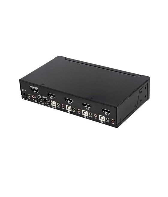 StarTech.com Switch KVM de 4 Puertos DisplayPort con Resolución de 4K a 60Hz