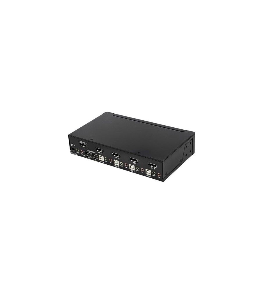 StarTech.com Switch KVM de 4 Puertos DisplayPort con Resolución de 4K a 60Hz - Imagen 2