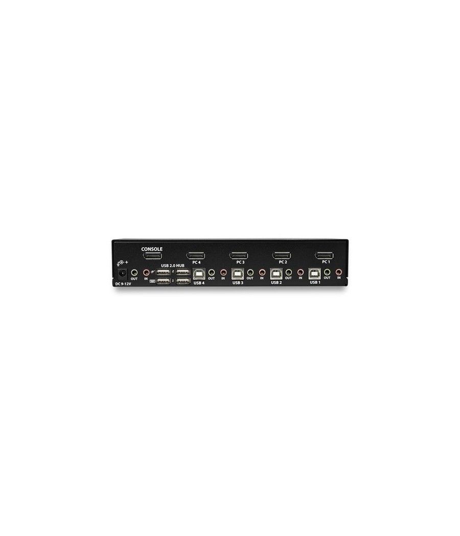 StarTech.com Switch KVM de 4 Puertos DisplayPort con Resolución de 4K a 60Hz - Imagen 3